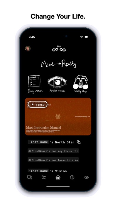 The 8AM App Screenshot