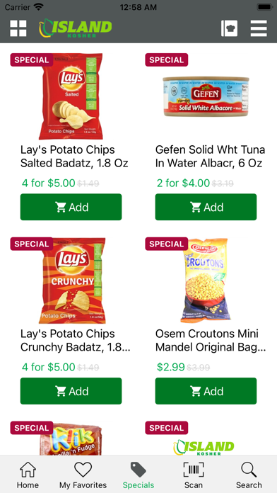 Island Kosher Screenshot