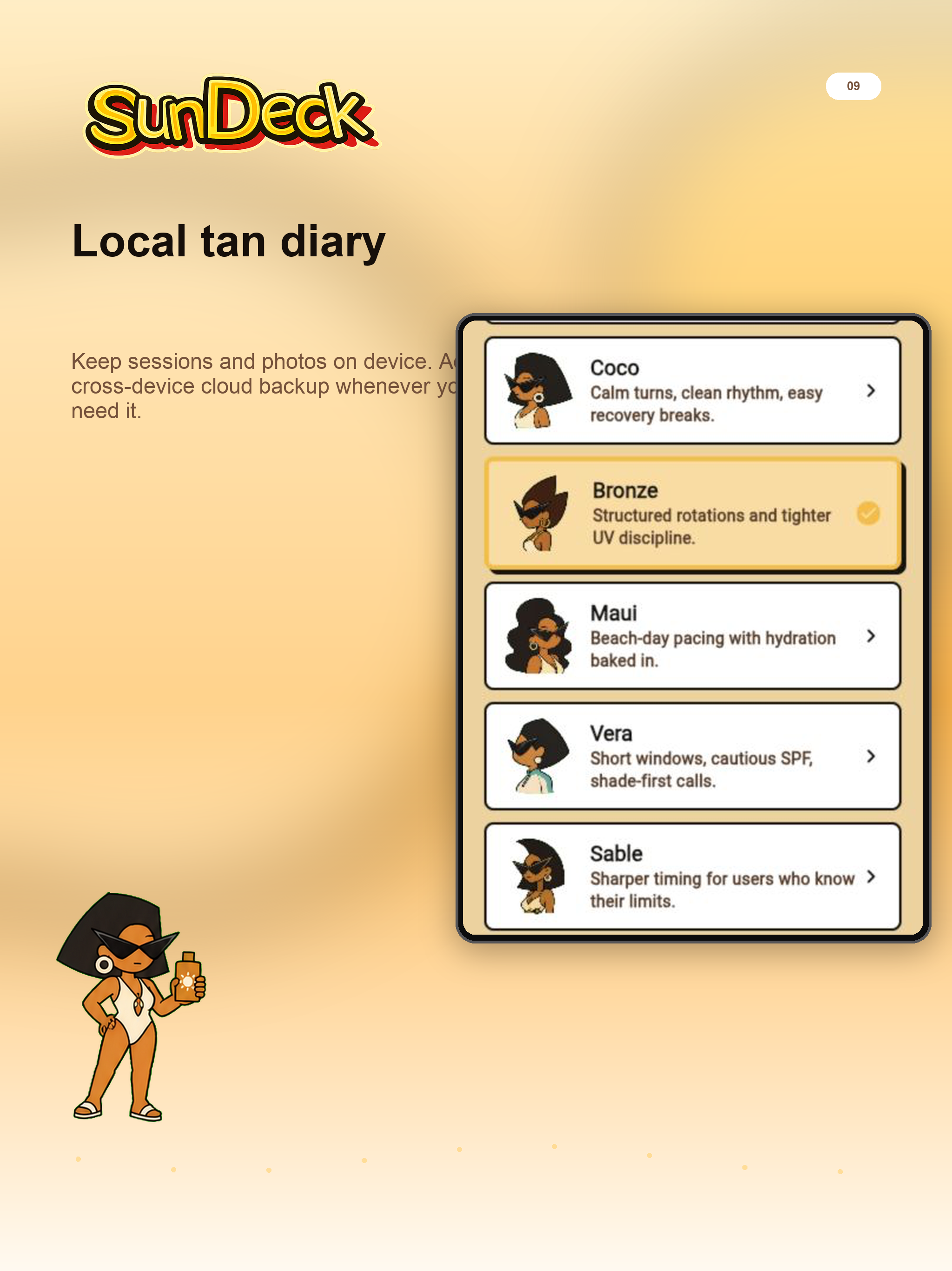 SunDeck Outdoor tanning guide screenshot 18