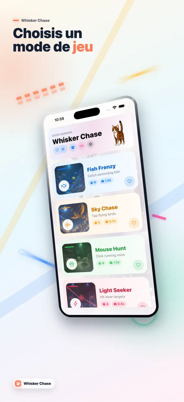 Screenshot #1 pour Whisker Chase