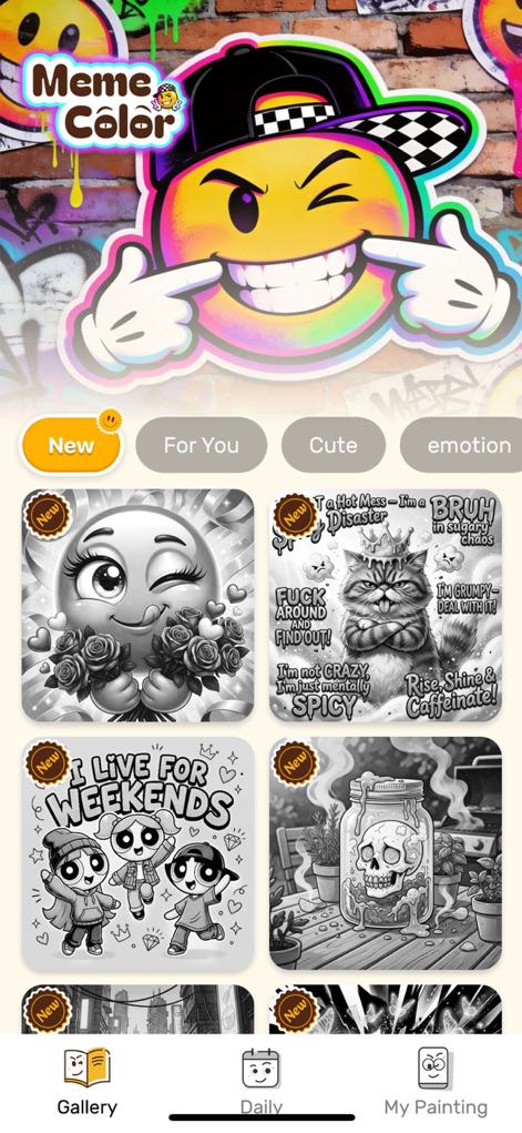 Meme Color By Number Game - Games App | MWM