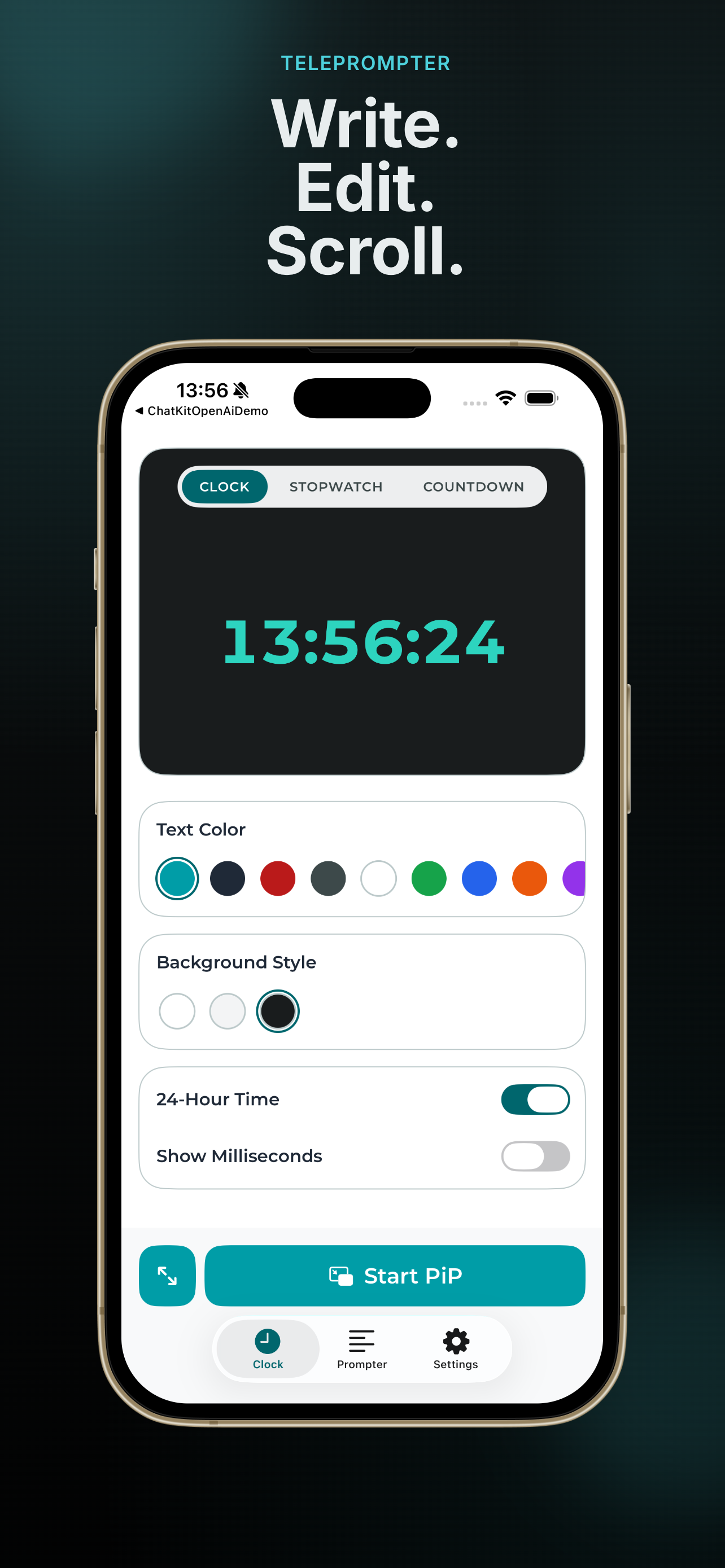 PiPrompt Floating Timer Script screenshot 6