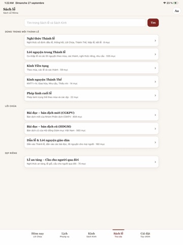 Thánh Lễ hôm nay iPad screenshot 5