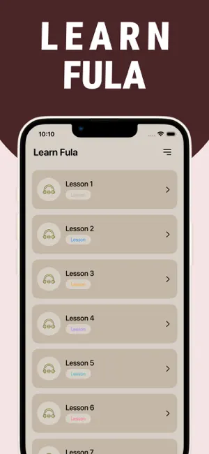 Fast - Learn Fula Language screenshot 1