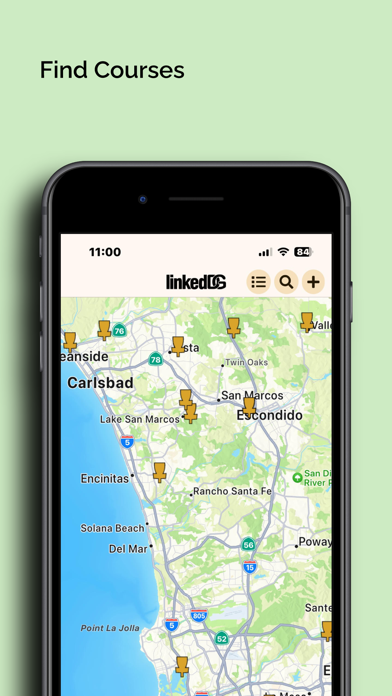 linkedDG Disc Golf Scorecard Screenshot