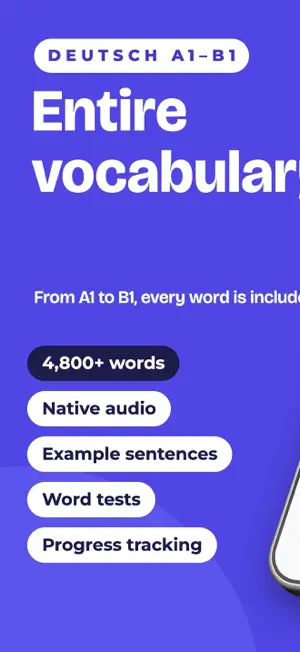 Deutsch A1 to B1: Flashcards screenshot 1