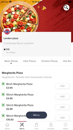 London Pizza Online screenshot 2
