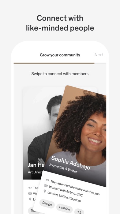 Screenshot #2 pour The Dots: professional network