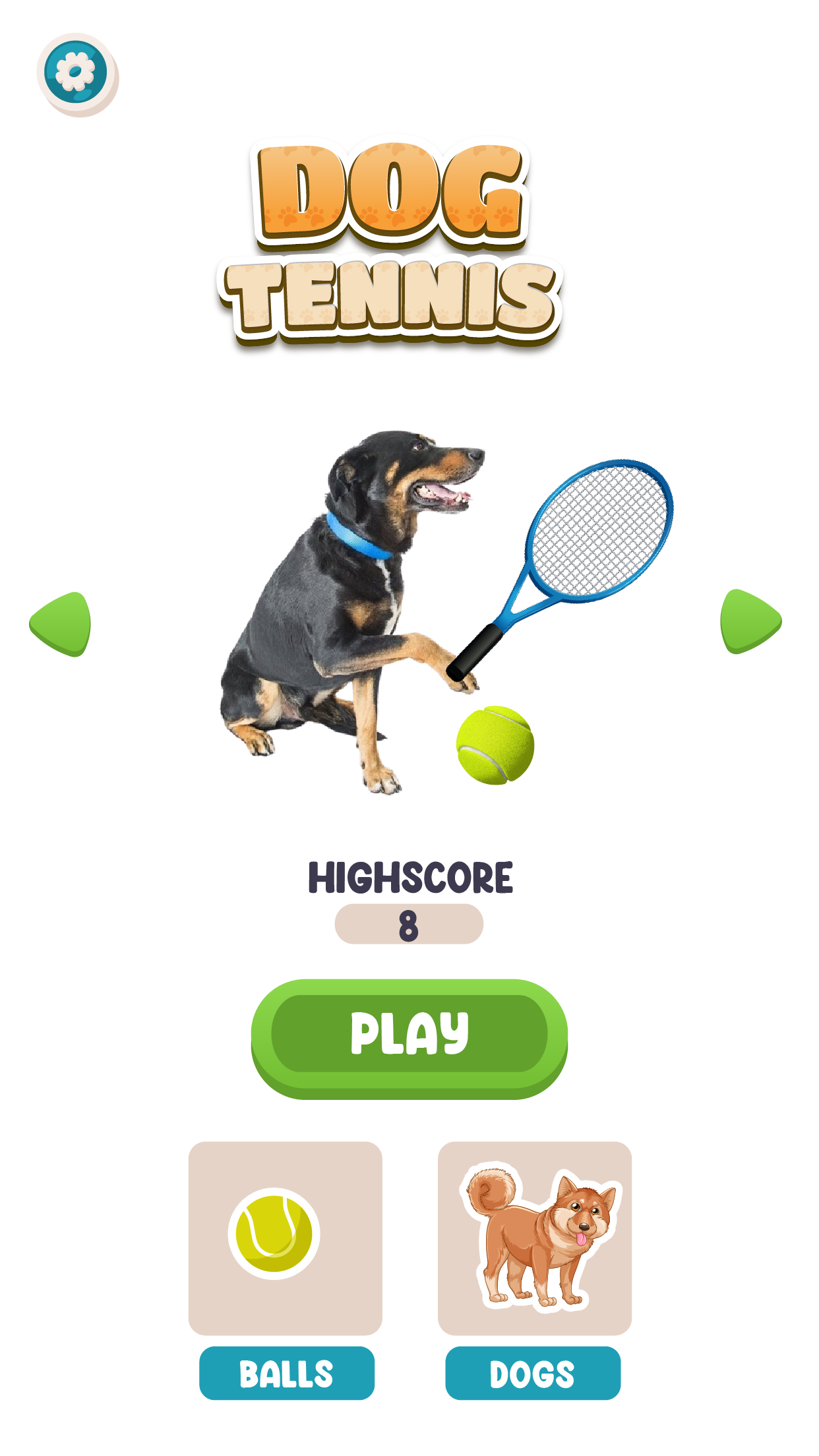 Dog Tennis - Fun Game