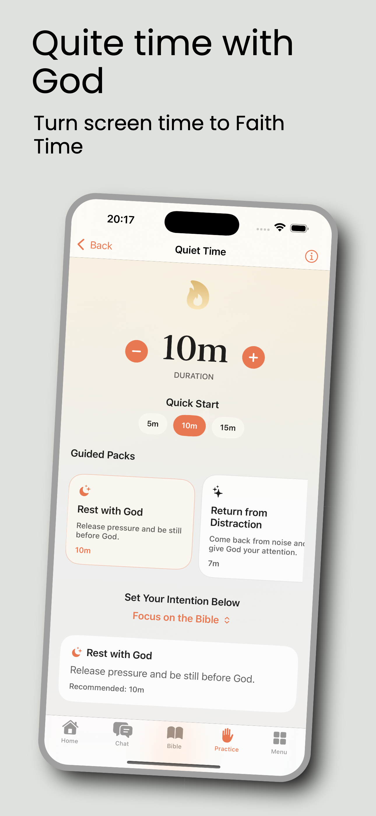 Bible Lock Prayer Widget Verse