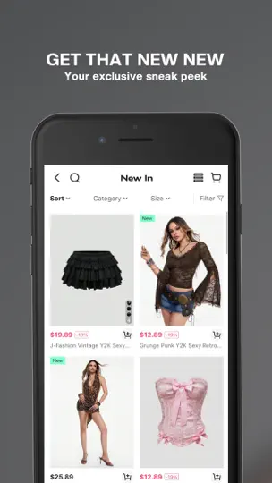 ROMWE - Ultimate Cyber Mall iPhone Screenshot 2