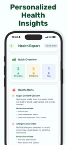 Food AI Scanner Product Scan screenshot