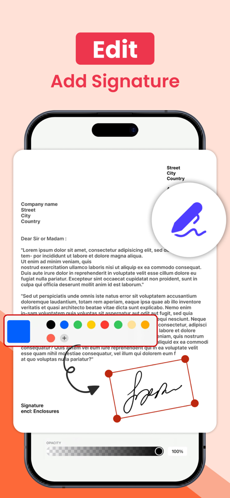Image To PDF Converter - Edit screenshot 4