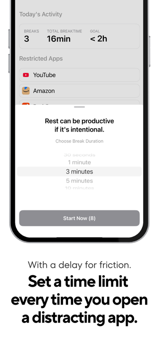 Breaktime: Focus App Blocker Screenshot 2 of 8