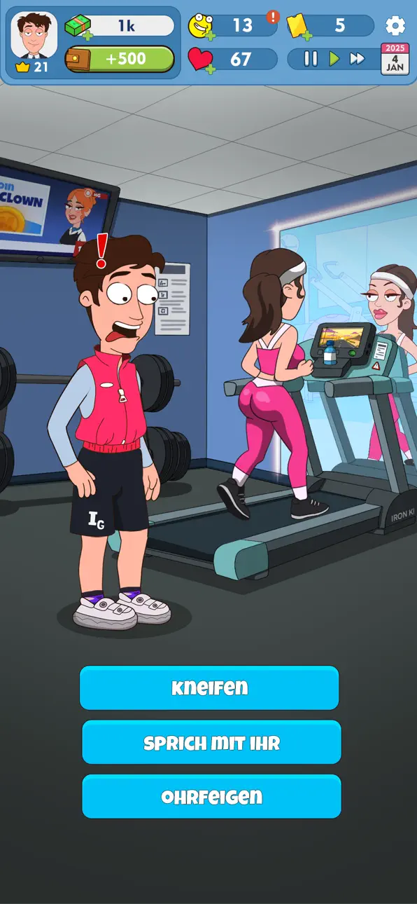 Idle Guy: Life Simulator Games iOS Mod IPA screenshot 1 - iOS game interface