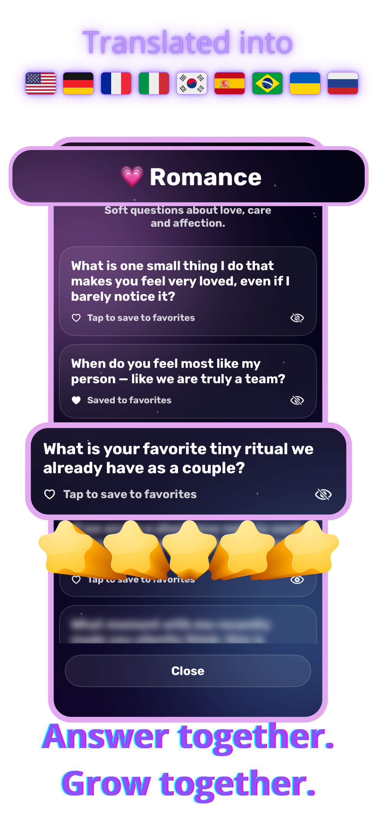 Love Questions for Couples screenshot 3