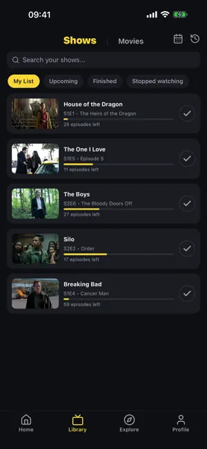 Stay Tuned: TV & Movie Tracker screenshot 1