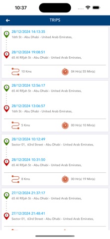QAT GPS Tracking iPhone screenshot