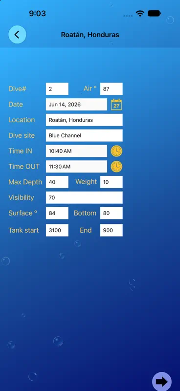 Diver's Log screenshot 2 of 6
