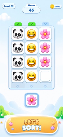 Emoji Sort! Screenshot 1 of 7