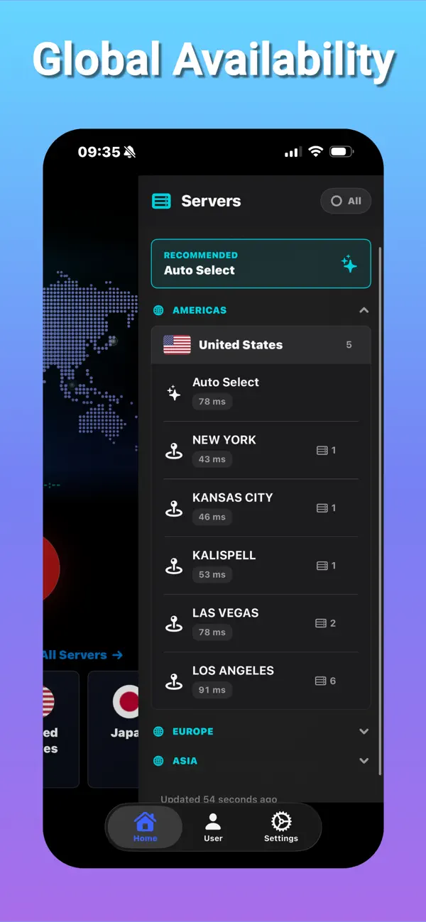 Screenshot #2 pour Wahoo VPN - Fast & Secure