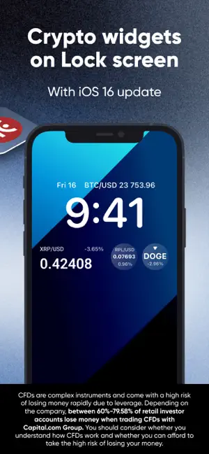 Bitcoin & Crypto Price Widget screenshot 3