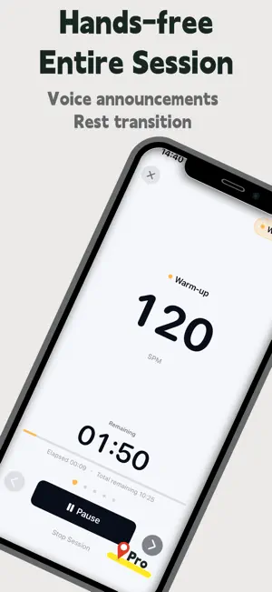 Runner Metronome - Cadence screenshot 4