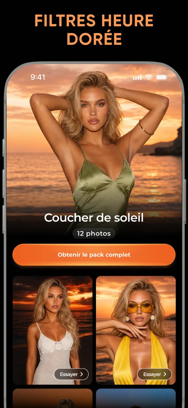 Screenshot #2 pour AI Filters Photo Editor: SLAYY