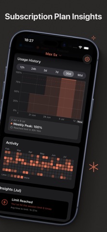 Usage for Claude screenshot