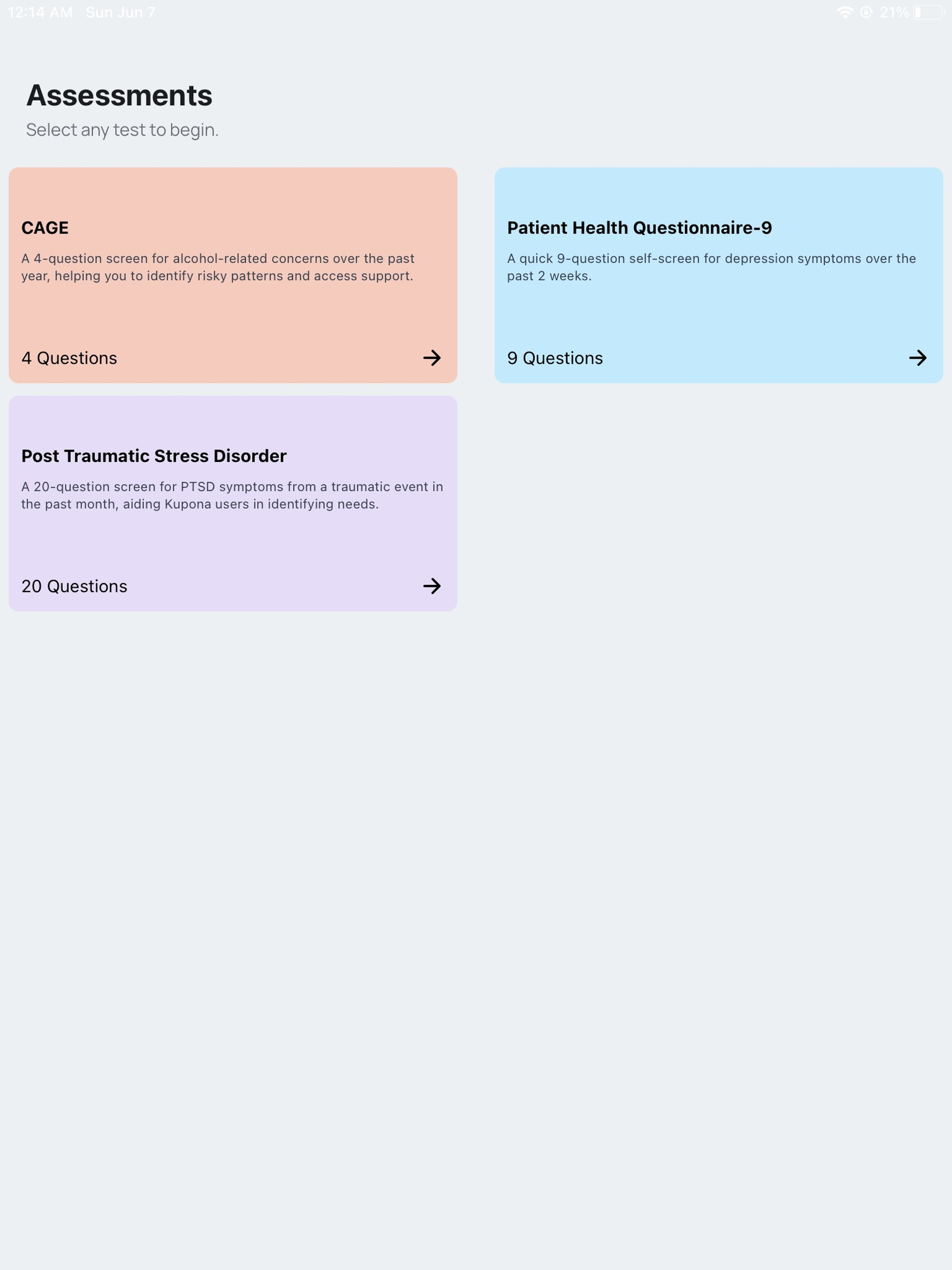 Kupona Mental Health App