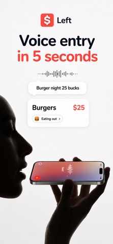 Expense Tracker - Left iPhone screenshot 2