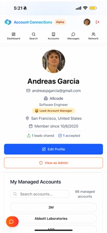 Account Connections screenshot