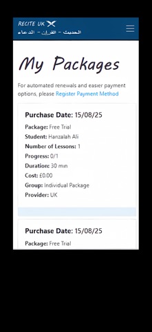 ReciteUK screenshot