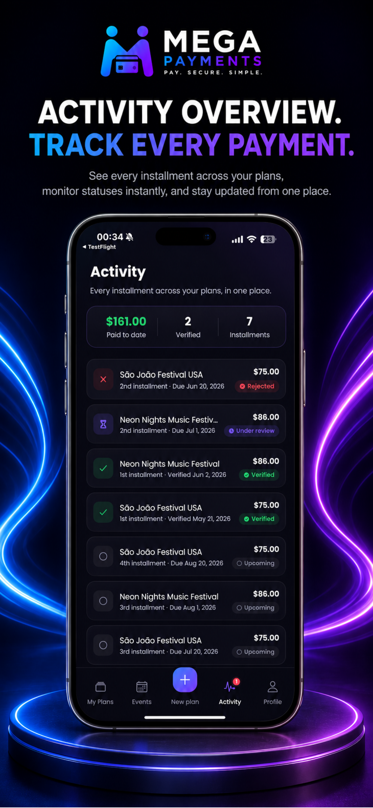 Mega Payments screenshot 3