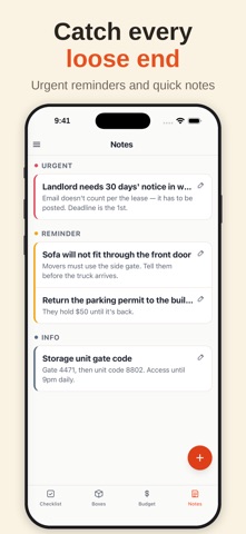 BrightCrab: Moving Organizer Screenshot 6 of 8