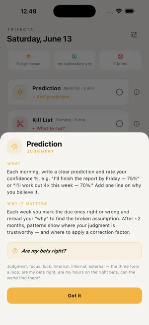 Trifecta: Judgment & Focus screenshot 3