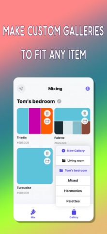 Color Mix & Palettes - HueGo screenshot