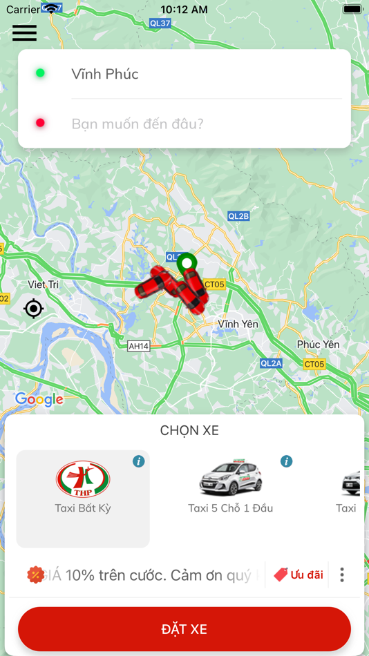 #2. Taxi Thịnh Hưng (iOS) 由: Nguyen Tran Cao