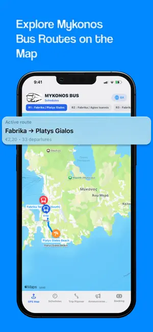 Mykonos Bus KTEL screenshot 1