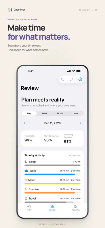 Daymirror – Planner & Tracker screenshot 7 of 9