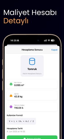 Kubaj: Volume Calculator Screenshot 5 of 5