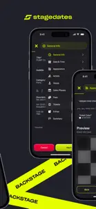 stagedates backstage screenshot #2 for iPhone