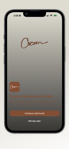 Cocoon Movement Studio screenshot