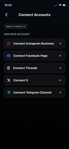 AI SMM Postmatic: Scheduling screenshot