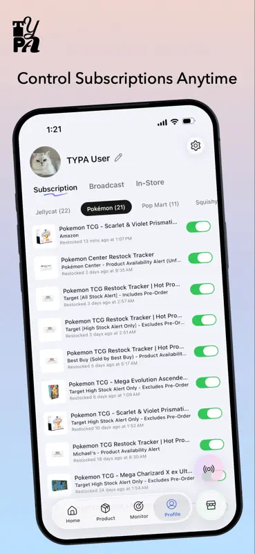 TYPA - Restock Alerts Tracker screenshot 7 of 7