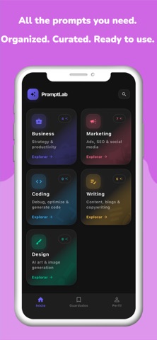 PromptLab: AI Prompts iPhone screenshot