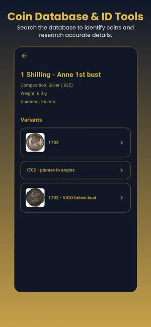 UK Coin App - NumisTrack screenshot 2