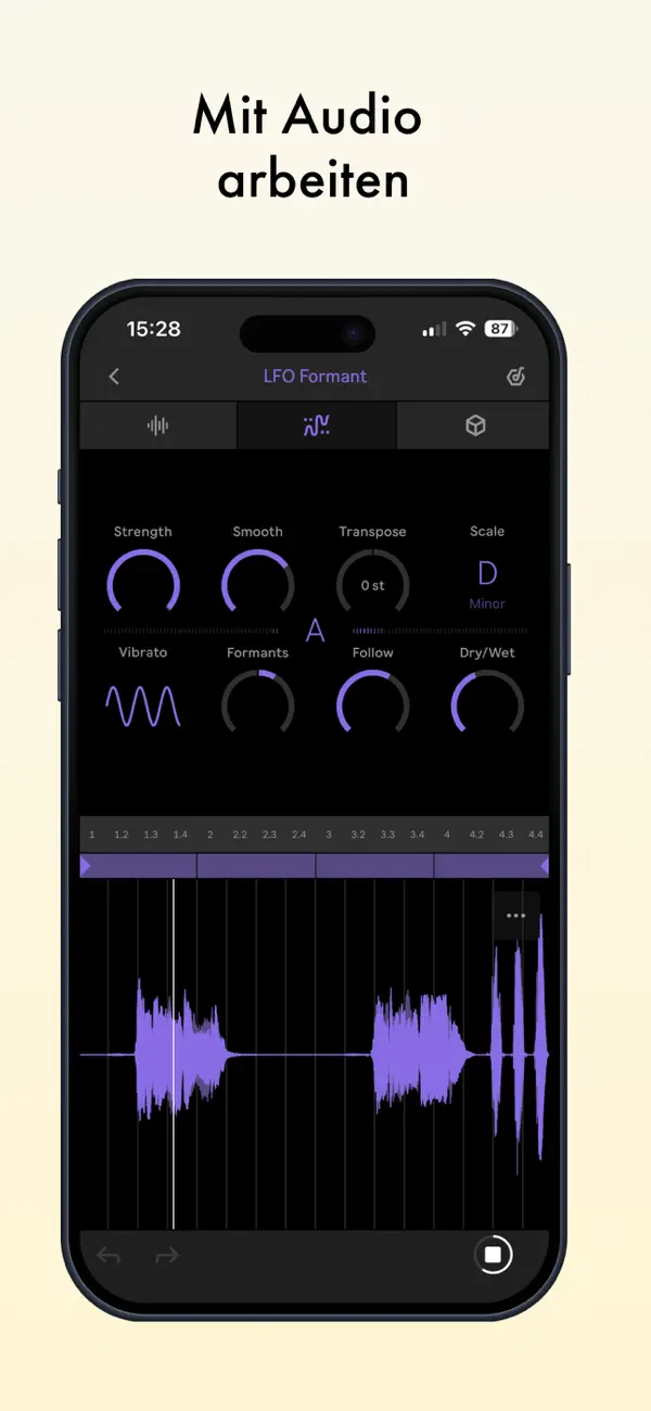 Ableton Note iPhone App Screenshot 4 – Musik