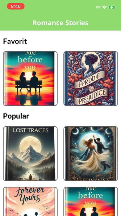 Romance Stories & Novels Screenshot