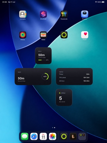 Halo: Pomodoro Focus Timer iPad screenshot